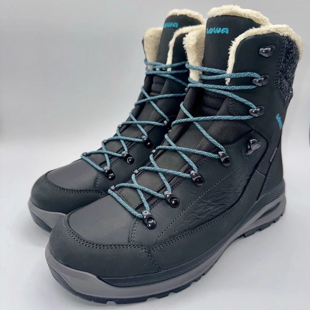 Lowa Renegade Evo Ice GTX Boots Women's Size‎ 9.5 Anthracite Gray Waterproof